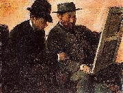 Edgar Degas The Amateurs Sweden oil painting artist